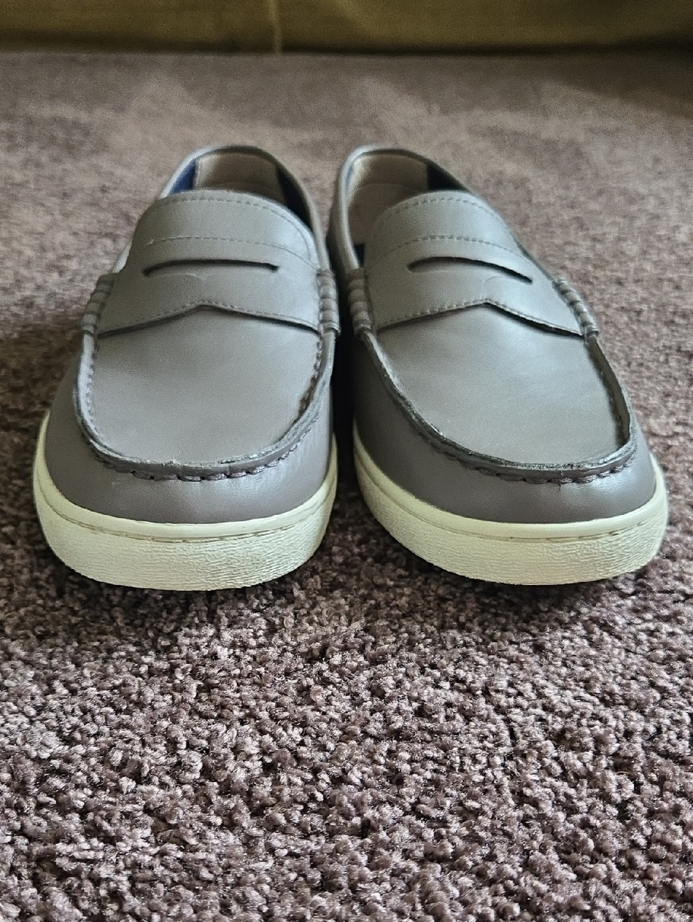 Cole Haan Gray Leather Loafers 9.5 M - Picture 5 of 6
